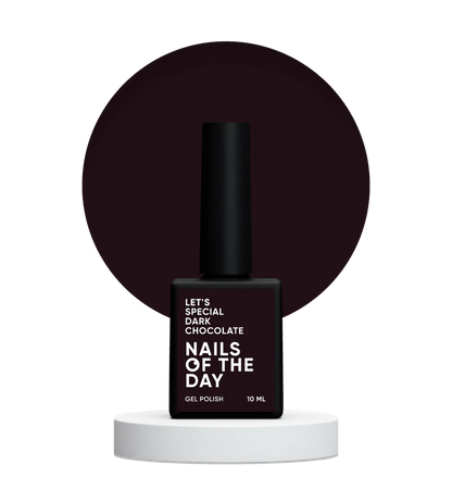 NAILSOFTHEDAY Let’s Special Dark Chocolate — esmalte semipermanente marrón Oscuro, 10 ml