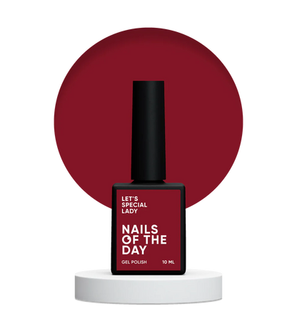 NAILSOFTHEDAY Let’s special Lady 137— esmalte Rojo Intenso, 10 ml