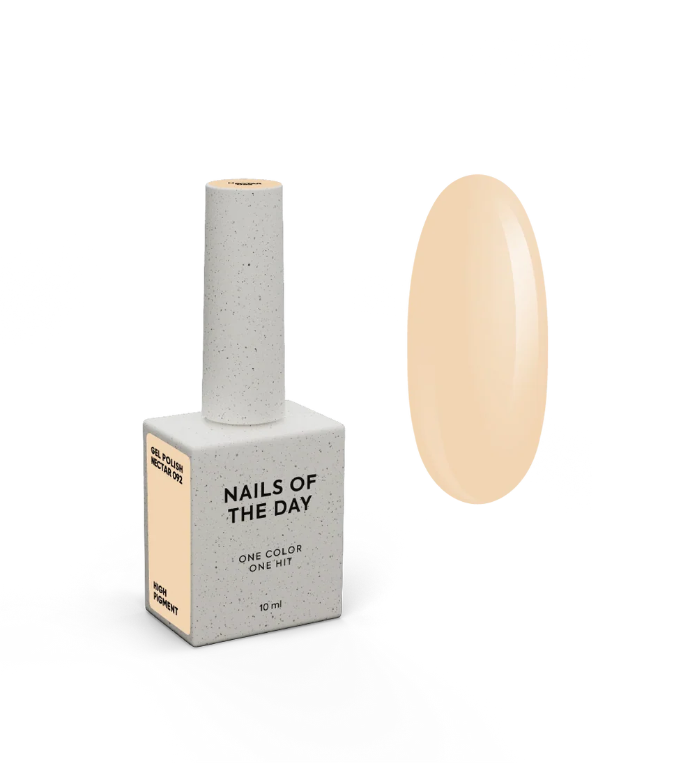 NAILSOFTHEDAY Esmalte Semi Nectar — melocotón pastel, 10 ml