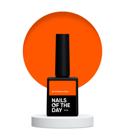 NAILSOFTHEDAY Let’s Special Coral 221— esmalte semipermanente Coral, 10 ml