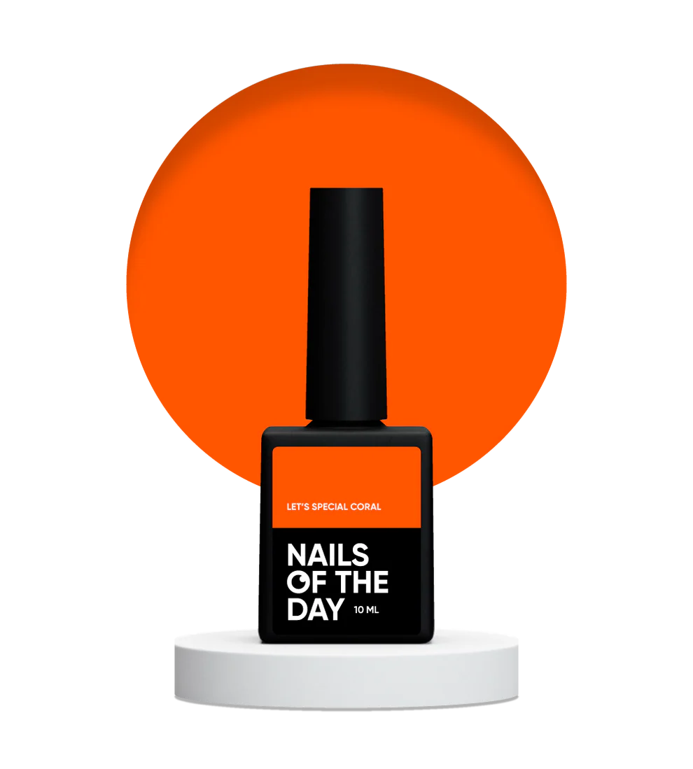 NAILSOFTHEDAY Let’s Special Coral 221— esmalte semipermanente Coral, 10 ml