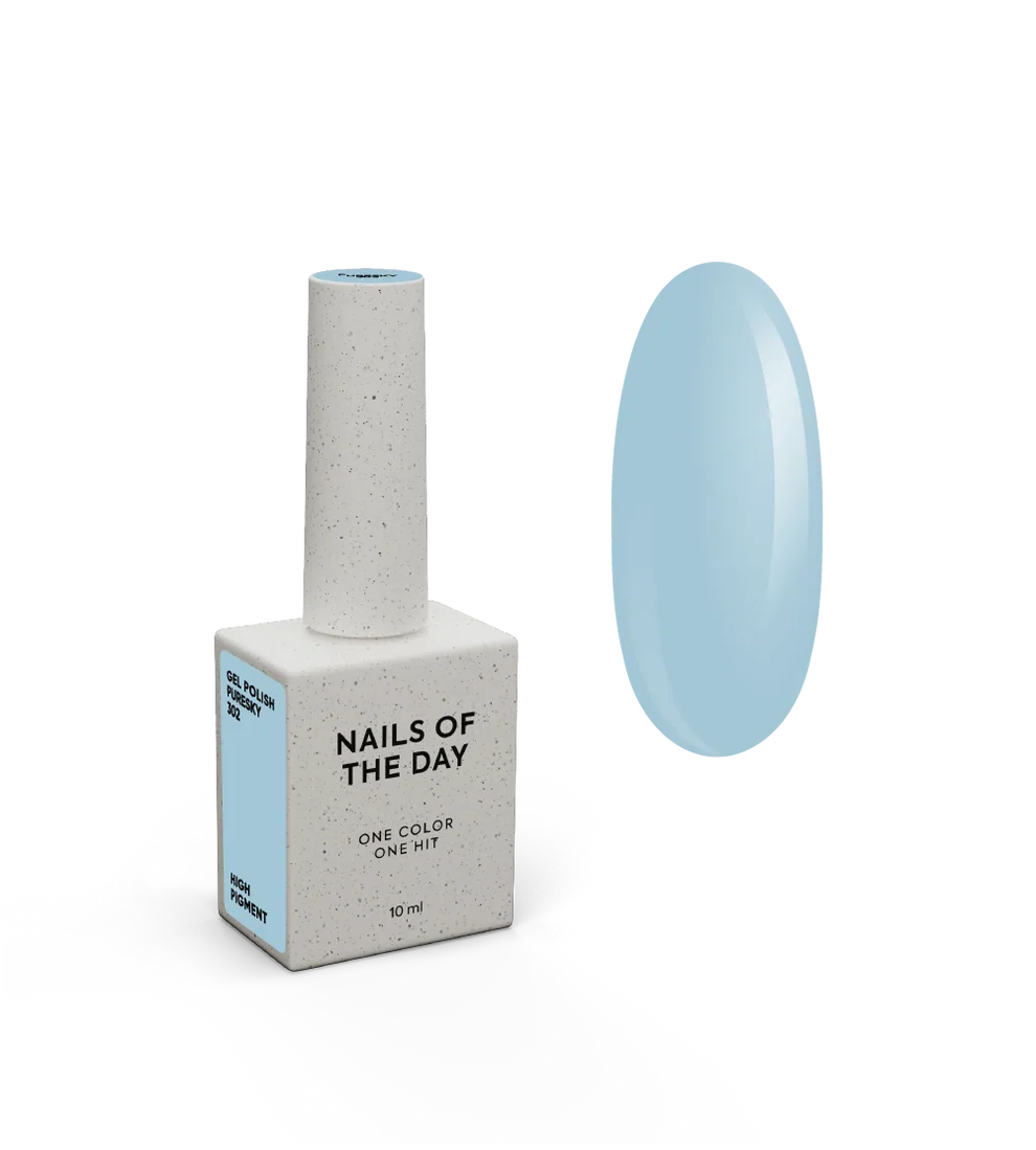 NAILSOFTHEDAY Esmalte Semi Puresky — azul cielo pastel, 10 ml