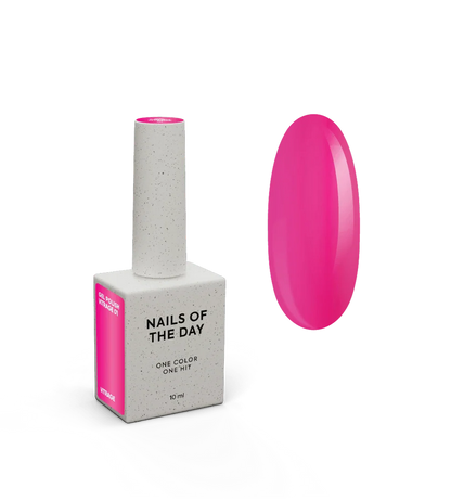 NAILSOFTHEDAY Gel Polish Vitrage 01 — esmalte vitral rosa intenso, 10 ml