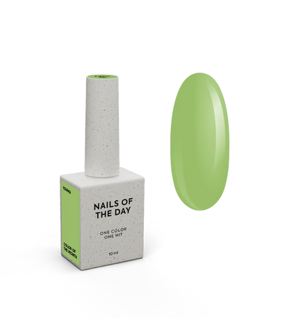 NAILSOFTHEDAY Color del Mes Mayo 2026 Young — oliva, cobertura en una capa, 10 ml