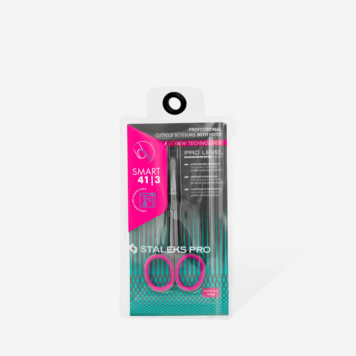Tijeras profesionales para cutículas con gancho SMART 41 TIPO 3