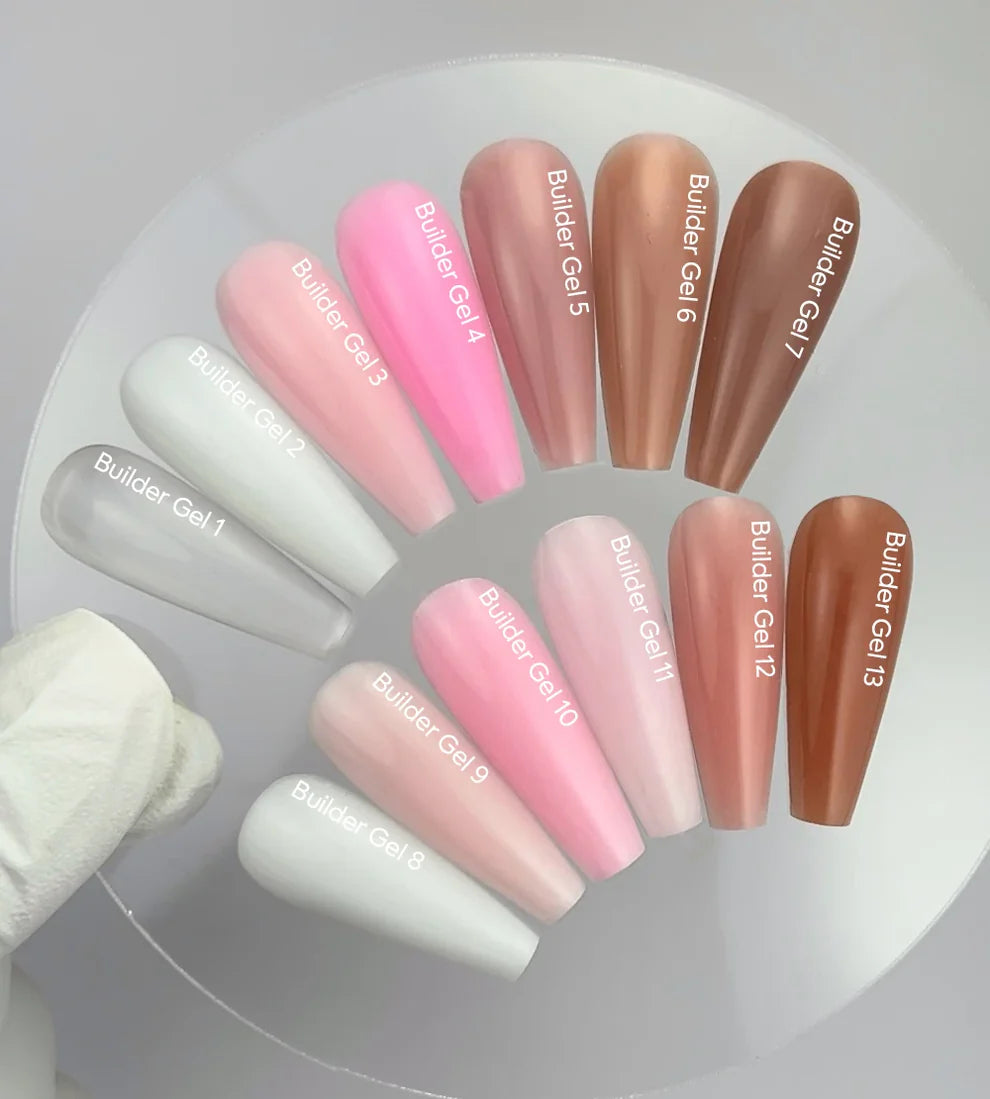 NAILSOFTHEDAY Builder Gel 12 - Rosa nude, 30 ml