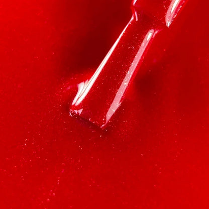 BIBLIOTEKA Gel Polish Spark Red - Red with a subtle shimmer, 10 ml