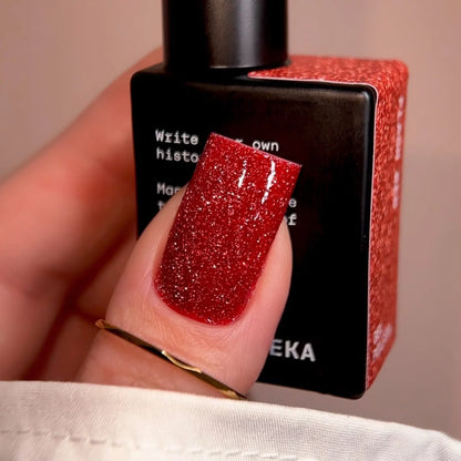BIBLIOTEKA Flash Gel Polish - Red, 10 ml